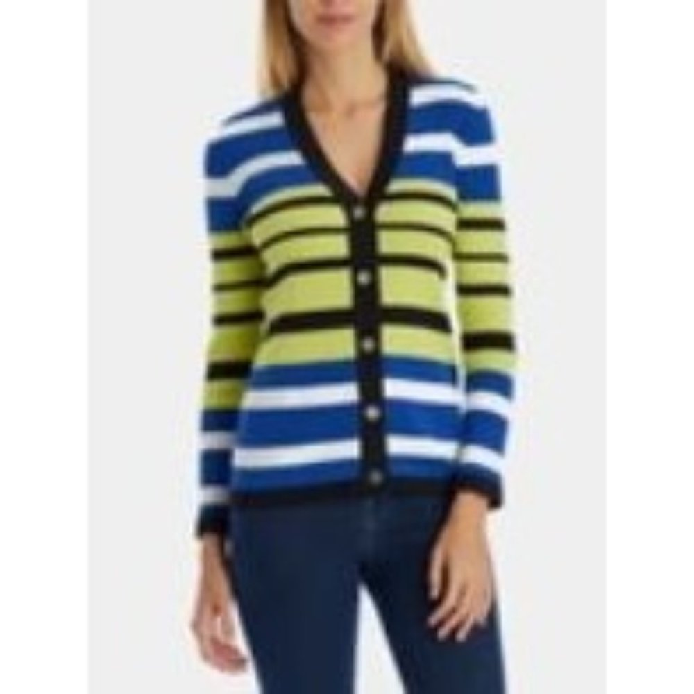 $100 Jones New York Women's Rib Long Cardigan Sweater Small
